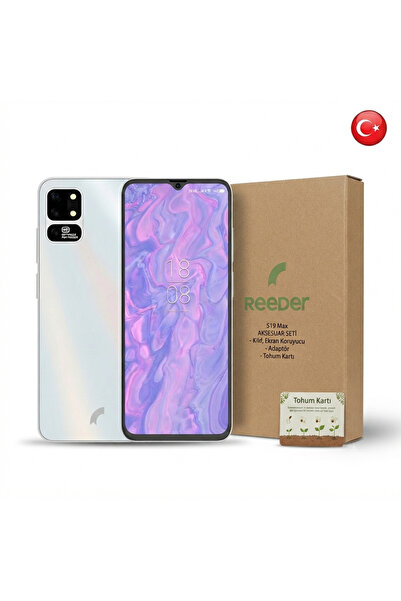 Reeder S19 Max 2+2 GB 128GB Beyaz AKSESUAR KUTUSU HEDİYELİ (Reeder Türkiye Ga...