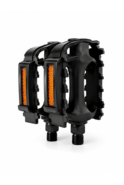 Kasel Mtb Bisiklet Pedal Siyah Reflektörlü [takım] 24-26-27,5-28-29 Jant Uyumlu