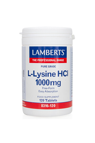 Lamberts L-Λυσίνη HCL 1000mg 120 Δισκία