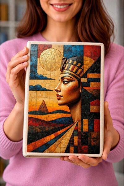 Şımartan دفتر ملاحظات وغلاف كتاب بتصميم خاص بنمط فسيفساء عرقي مستوحى من ملكة ...