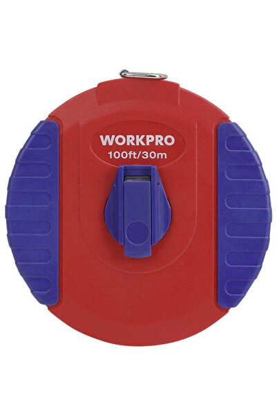 Workpro 50M Fiberglass Long Tape Measure â€“ 165Ft Open Reel Surveying Tape â...
