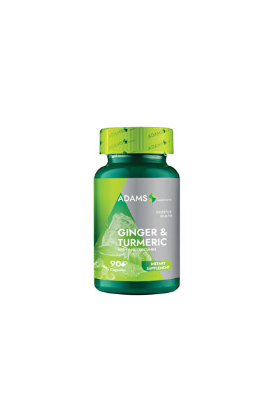 Adams Supplements Ghimbir&Turmeric 90cps