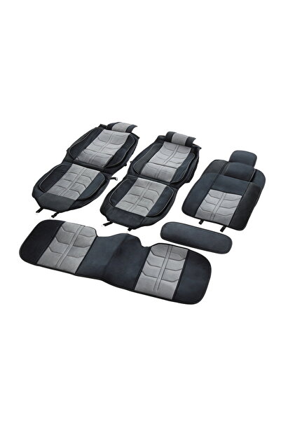 Lawazim 5-Piece Car Seat Cover Set, Front and Rear Seat Protectors with Armre...