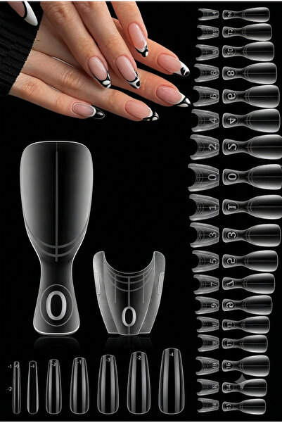 Easy Beauty Dual Form Sandviç Kalıp Protez Tırnak Kalıp Üst From Alt Form BS140