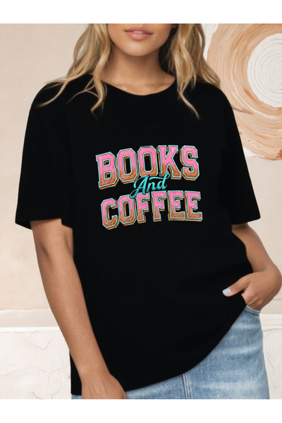 En22 New Arrival Spring/Summer, Women'S Casual Crew-Neck T-Shirt, Books And C...