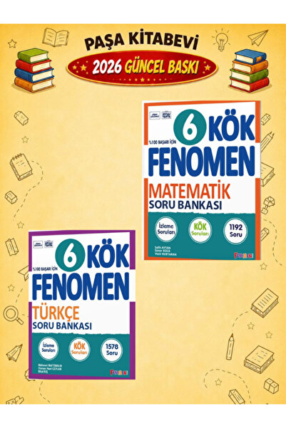 Fenomen 6.SINIF KÖK MATEMATIK VE TÜRKÇE SORU BANKASI