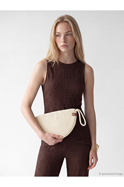 LC Waikiki Peak New Season Straw Women's Shoulder Bag