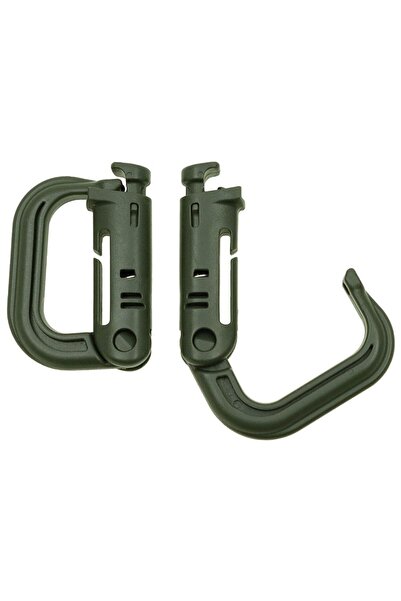 MFH Carabiner Molle Χακί 2 Τμχ.