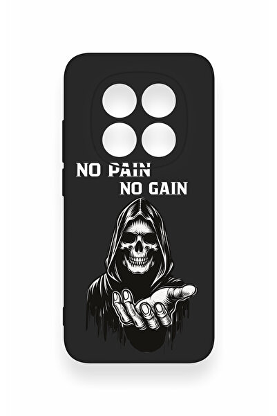Vip Case Redmi Note 15 Pro 5G Uyumlu No Pain No Gain Desenli Silikon Kılıf
