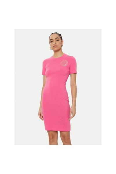 VERSACE JEANS COUTURE Rochie de zi cu zi pentru femei 78HAOT00 CJ03T Roz