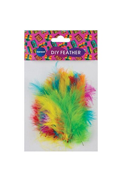 Centrum Pene decorative DIY Feather, mix culori, 80-150 mm, multicolor, 30 buc