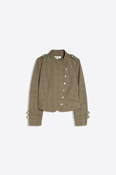Bershka Kruvaze düğmeli blazer