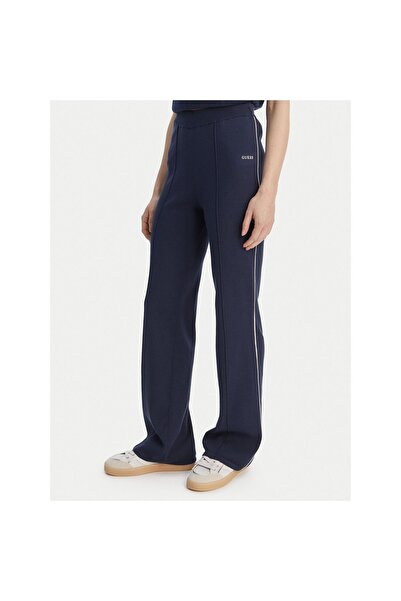 Guess Pantaloni tricotati de damă V6RB14Z4642 Bleumarin