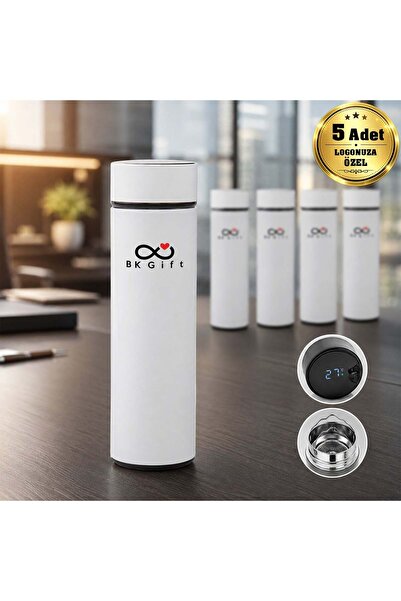 Bk Gift Customized with Your Logo, 5 Pieces of 5338 Steel Thermos with Digita...