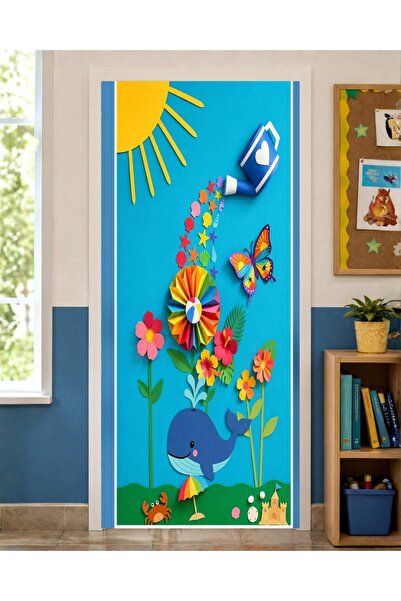PROMISEBACKDROP2 190X75Cm Elastic Door Decoration, Fabric Door Dressing, Cute...