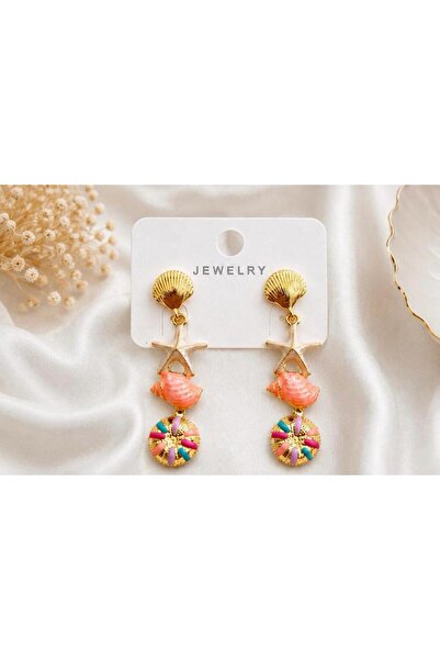 JEWELRY Renkli Deniz Temalı Küpe