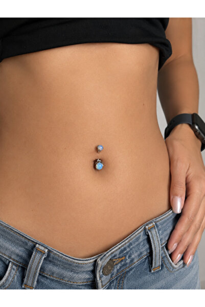 PIETRICELE Piercing Opalit și oțel inoxidabil chirurgical