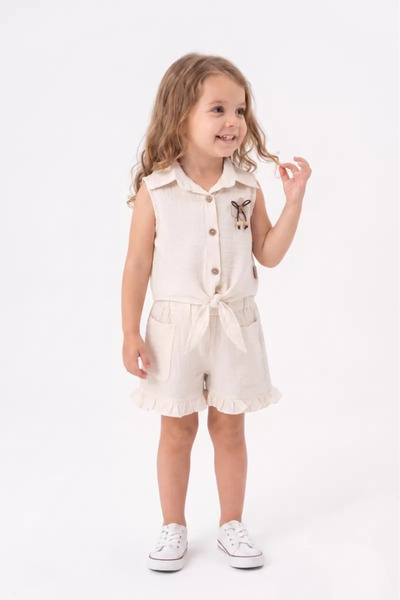 Generic Brand 1/5 Year Old Child's Set with Belly-Strapped Shorts