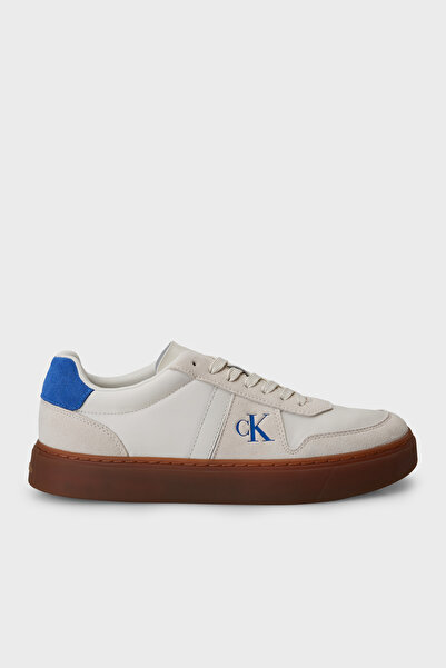 Calvin Klein Logolu Süet Detaylı Sneaker Ayakkabı YM0YM013950IO Erkek AYAKKAB...