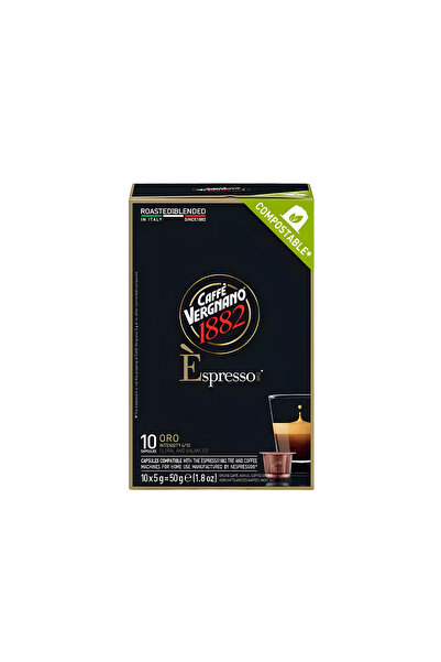 VERGNANO Кафе ОРО Капсули Кафеа Импорт Италия, 10 бр., 100% Арабика, Съвмести...
