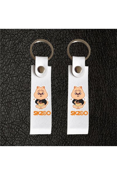 PEPİKON Skzoo Stray Kits Han Quokka Belt Keychain Car Bag Luggage Accessory Ornament Mascot
