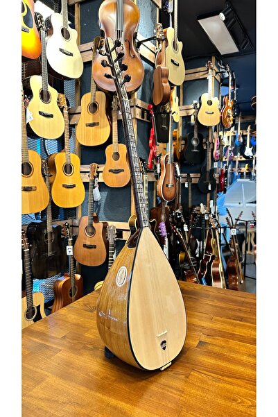 PENA MÜZİK Kısa Sap Üst Seri Tam Profesyonel Dut Bağlama 40 Tekne