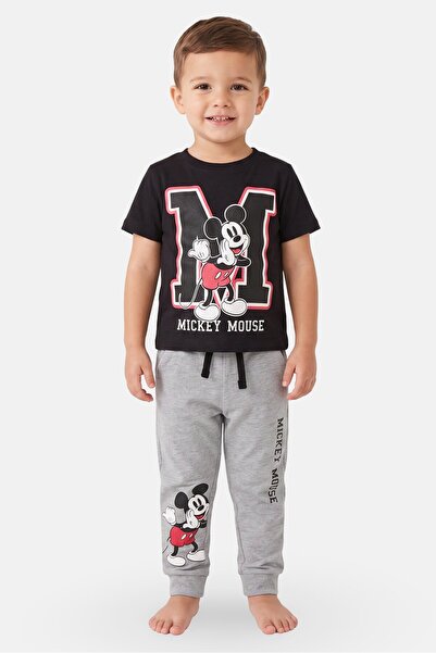 Disney Toddlers Boy Mickey And Friends 2 Pieces Graphic Print Top And Pants S...