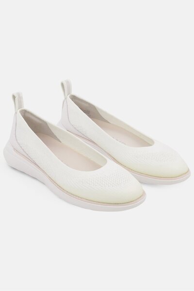Cole Haan Women Zerogrand Glbl Slip On Flats, Off White