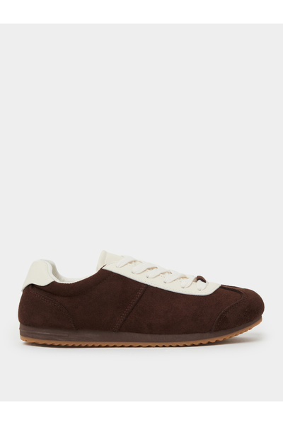Styli Two Tone Suede Sneakers
