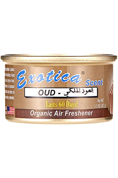 Exotica Oud Air Freshener Can, Long Lasting 60 Day Fragrance for Car Home Off...