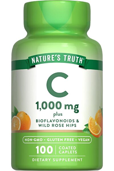 Natures Truth Nature's Truth Vitamin C with Bioflavonoids & Rose Hips, Tablet...