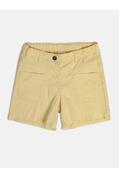 MINI KLUB By Styli Girls Cotton Blend Shorts With Elastic Waistband
