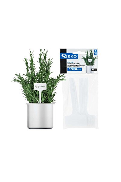 GEKO Set de etichete pentru identificarea plantelor, 15x6cm, 10 bucăți, G72130