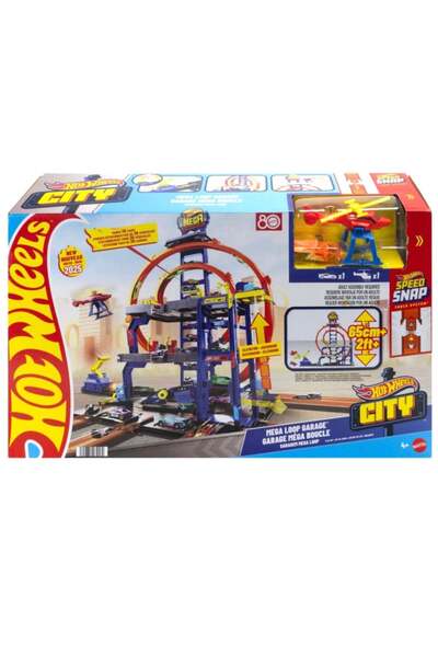 HOT WHEELS Set de joaca cu masinuta, City, Mega Garage, JBM74