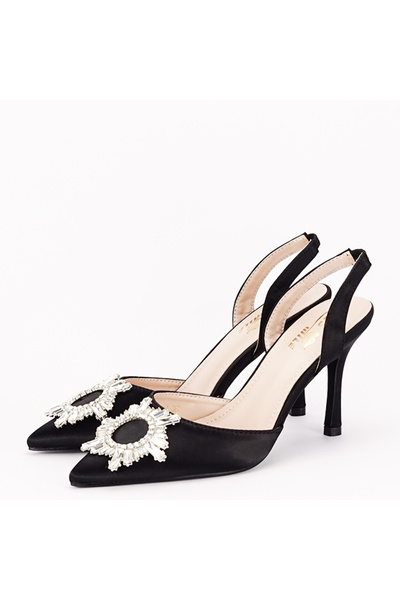 SOFILINE Pantofi eleganți negri cu broșă YES-92991-1 04