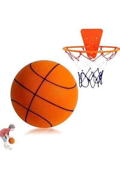 Gonice Silent Basketball with Basketball Hoop Indoor, Training Silent Basketb...