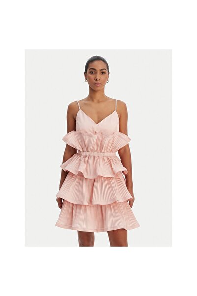 FRACOMINA Rochie de cocktail pentru femei FQ26SD1007W83101 444 Roz