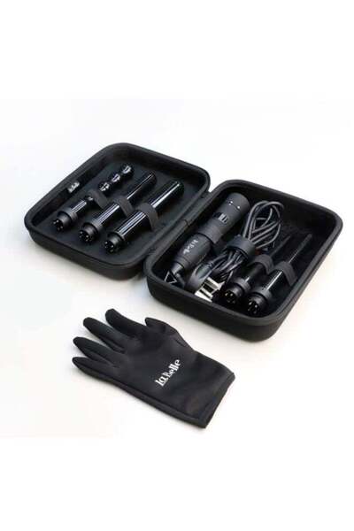 Generic Curly Pro 5-in-1 Interchangeable Curling Wand Set with Ceramic Barrel...