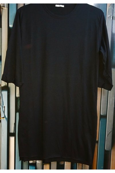 VİPP BÜYÜK BEDEN Black Oversized T-Shirt