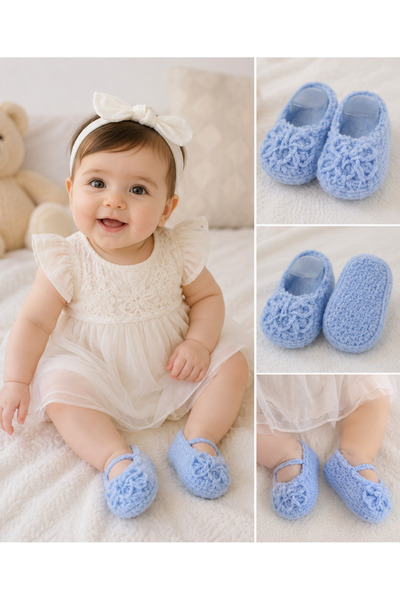 CLOTHS Handmade Baby Girl Crib Shoes - Softness and Style for Your Little One...