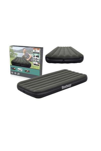 BESTWAY Saltea gonflabilă dublă Tritech, 188x99x25 cm, gri, 21153
