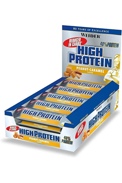 Weider %40 Protein Bar - 24×45 gr - Peanut Caramel