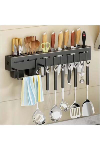 Generic EnvoMart Kitchen Wall Mounted Storage Rack - Condiment Storage Rack K...