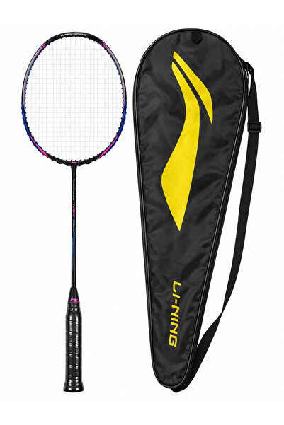 Li-Ning N91 II Turbo Charging Professional Badminton Racket with Full Cover – Black/Blue/Pink