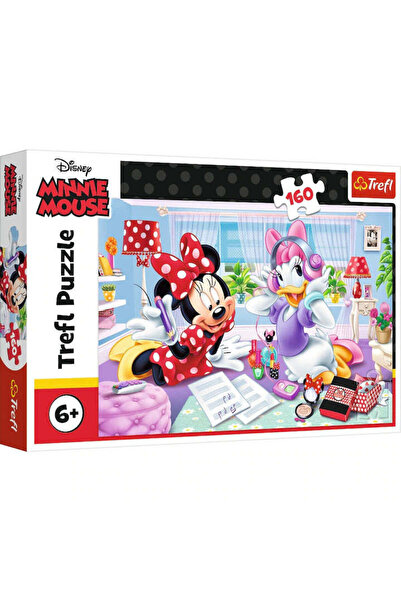LEAN Puzzle Trefl Minnie Mouse O zi cu cele mai bune prietene, 160 piese, 26381