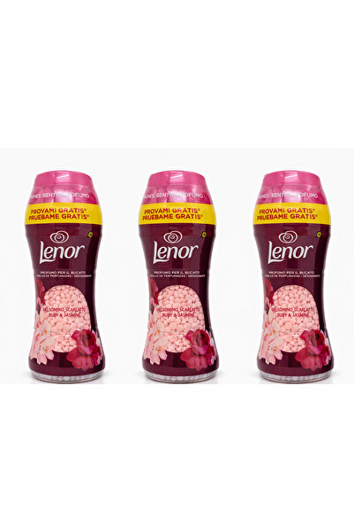 lenor Gelsomino Scarlatto Ruby & Jasmine Çamaşır Parfüm Boncuğu 195 g X 3 Adet