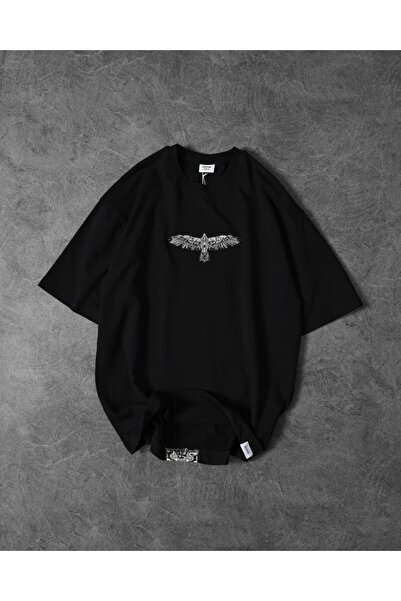 bellanova Unisex πολύχρωμο μπλουζάκι με στάμπα Oversize Streetwear Άνετη εφαρ...