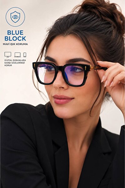 ModaLucci Blue Block Mavi Işık Korumalı Bilgisayar Gözlüğü | UV400 Korumalı |...