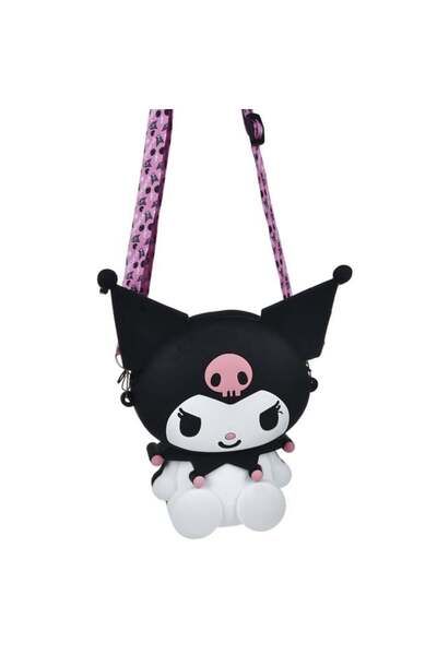 OEM Poșetă din silicon cu model Kuromi pentru fete 18 x 7.2 x 20.7 cm