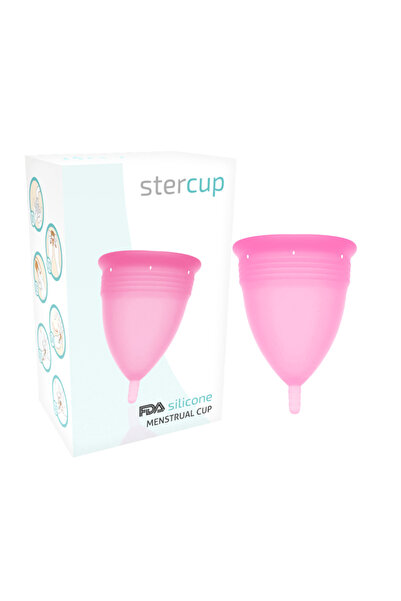 STERCUP ΕΜμηνορροϊκό Κύπελλο ΜΕΓΕΘΟΥΣ S, ΡΟΖ ΧΡΩΜΑ, ΣΙΛΙΚΟΝΗ ΕΓΚΕΡΤΗΣΕΩΣ ΕΠΙΒ...